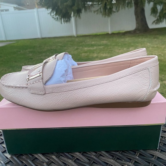 NWT/NIB Kate Spade New York Women's Cheshire Loafer Shoes PALE VELLUM Pink (9) - Picture 7 of 11